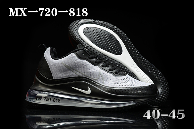 Women Nike Air Max 720-818 Grey Black Shoes - Click Image to Close